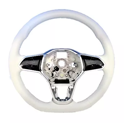 2021-2023 VW Volkswagen ID.4 White Leather OEM Steering Wheel 11K419089GXJB • $106.65