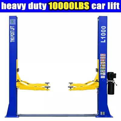 2 Post Car Lift 10000 LB Capacity L1000  Auto Truck Hoist Open Top • $2299