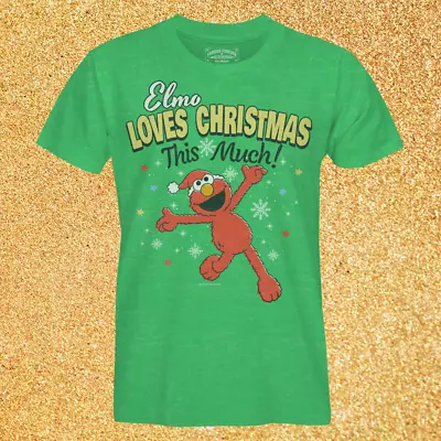 £19.99 • Buy Ladies Sesame Street ELMO Xmas T-Shirt 10 12 14 16 18 20 Fun Christmas Gift Top