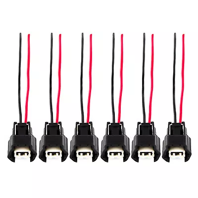 $11 • Buy 6pcs Fuel Injector Connectors Pigtail For Nissan 300ZX 3.0L V6 VG30DE 1993-1996