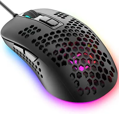 Wired Gaming Mouse 2400DPI Adjustable Honeycomb Shell Mice For PC/Gamer/Xbox/PS4 • $25.99