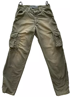 Rare Mason's Military/Workwear Style Corduroy Cargo Pants Olive/Khaki 31x32 • $174.99