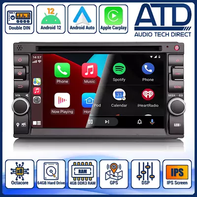 Android Auto Radio For Nissan Primera P12 Carplay DAB GPS Sat Nav IPS Head Unit • £339.99