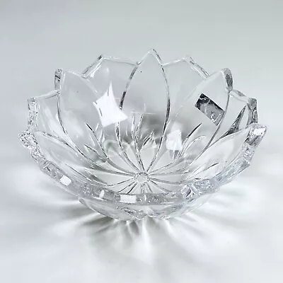 Vintage Floral Waterford Crystal Bowl Marquis Made In Germany Candy Dish 5.375  • $13.89