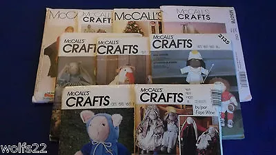McCall's Patterns ~ All Patterns Are Craft Patterns * ~ * ~ * ~ * ~ Listing 7569 • $14.99