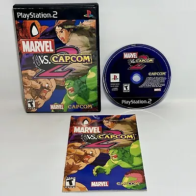 CIB PlayStation 2 PS2 Marvel Vs. Capcom 2 Complete In Box NTSC - Clean Disc • $249.97