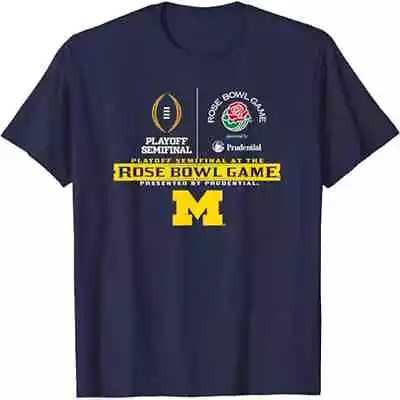 SALE!! - Michigan Wolverines Rose Bowl 2024 T-Shirt Size S-5XL • $24.99