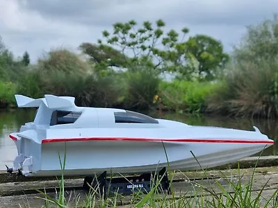 RC Boat Jet Yacht Radio Control SYMA Speedboat Model Toy Twin Motor RC UK Sail • £66.52