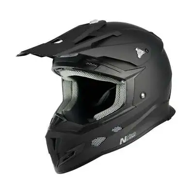 Nitro MX-700 Junior MX ACU Gold CE Double D Youth Motocross Helmet - Black • $74.59