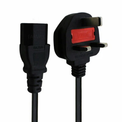 £4.25 • Buy Kettle Lead 1.5 Meter UK  Power Plug To IEC C13 Cable Cord For PC Monitor TV