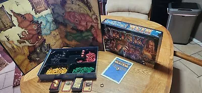 RISK The Lord Of The Rings Trilogy Edition Board Game 100% COMPLETE (2003) MINT • $20