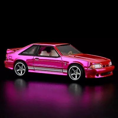 Hot Wheels RLC Exclusive Pink Edition 1993 Ford Mustang Cobra R Pink / PREORDER • $69.99