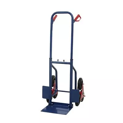 Blue & Red 6 Wheels 440lbs Heavy Duty Stair Climbing Moving Dolly Hand Truck • $149.99