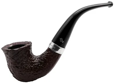 Peterson Christmas 2023 Sandblast Finish Medium Bent Calabash Briar Pipe (05) • £97.99