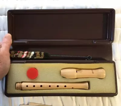 Moeck Sopranino Maple Recorder With Case MINT Never Used • $145