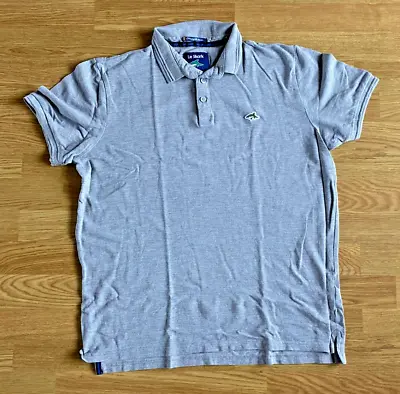 Genuine Le Shark Polo Shirt - Grey - Size - Mens - (L) Large (A97) • £4.99