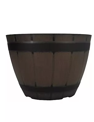 Garden Collection Round Whiskey Barrel Shaped Planters 7.25 In • $11.99