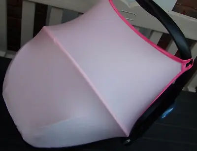 Maxi Cosi Cabriofix/pebble/rock/universal car Seat Hood Canopy Sun Shade Pink • £10