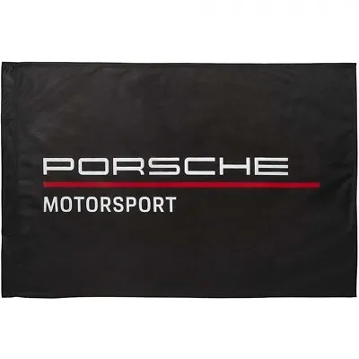 $26 • Buy Porsche Motorsport Black Logo Flag