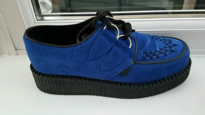 £65 • Buy Underground Original Blue Suede Wulfrun Creepers 