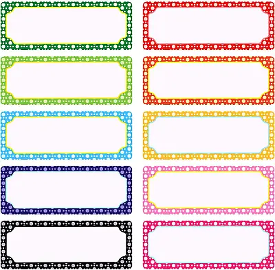 50 Pieces Magnetic Name Tags Dry Erase Labels White Board Nameplates Sticker For • $9.99