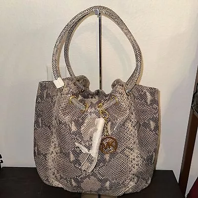 NWT Michael Kors Snakeskin Hobo Style Handbag • $170