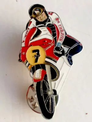 Vintage Barry Sheene Oliver’s Mount Tribute Pin Badge IOM TT Manx GP NW200… • £19.99