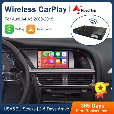 Wireless CarPlay Android Auto Interface Retrofit Fit For Audi A4 A5 Q5 2009-2015 • $229