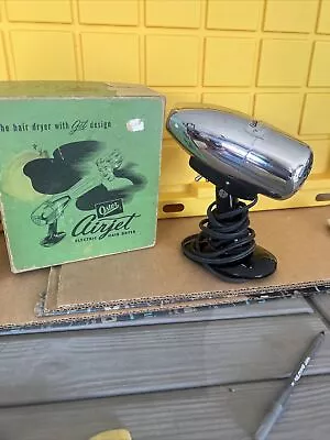 Vintage Oster Air Jet Electric Hair Dryer W/Box Model 202 In Original Box 8.5” • $25