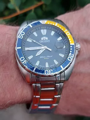 Vintage ORIENT UN9P-C5 Diver's WR200M Watch. • $75