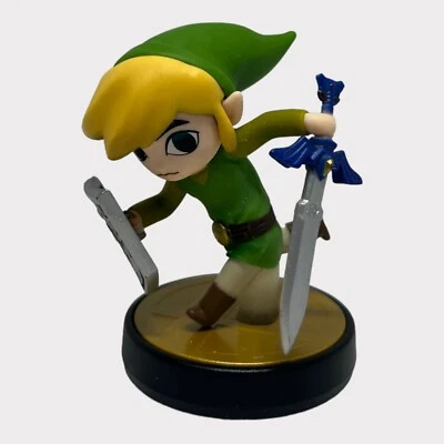$35.99 • Buy Genuine Nintendo Toon Link (Wind Waker) Super Smash Bros. Amiibo Loose Figure
