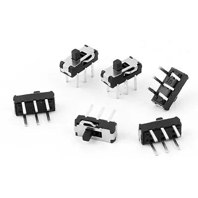 6 Pcs 2 Position DPDT 2P2T 6 Pin PCB Panel Mini Vertical Slide Switch • $6.54