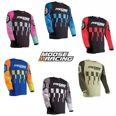 2024 Moose Racing Qualifier MX Motocross Offroad ATV Jersey - Pick Size & Color • $39.95