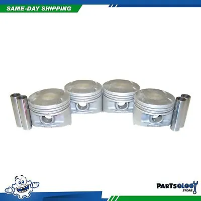 DNJ P150 Std. Complete Piston Set For 95-99 Dodge Avenger Eclipse 2.0L DOHC • $92.64