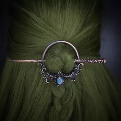 Retro Hair Stick New Hair Bodkin Y2k Moonlight Stone Hairpin  Girl Women • $8.99