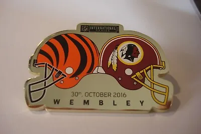  NFL Wembley London  International Series PIN Badge Washington Redskins 2016 New • £5.49