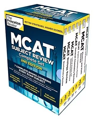 MCAT Subject Review Complete Set 2nd Edition (7 Complete Books) • $45