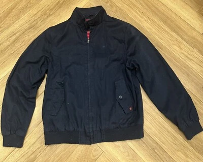 £25 • Buy Merc Navy Blue Classic Harrington London Jacket. Tartan. Size L. Good Condition