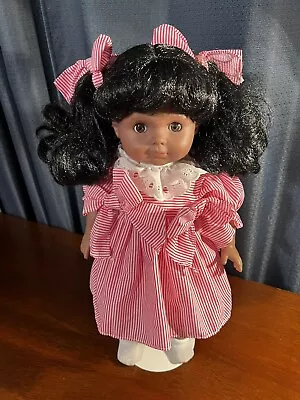 🦋 Adorable Lissi 2016 African American 18”  Sleepy Eye's Doll Germany 🦋 • $9.99