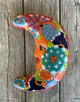 Mexican Talavera  13  Moon Wall Decor • $32