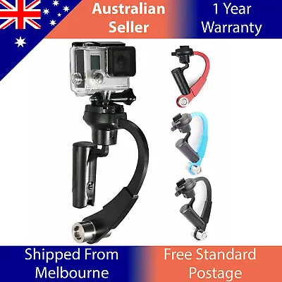 Mini Ergonomic Handheld Steady Camera Video Stabilizer Gimbal For GoPro AU • $33.99