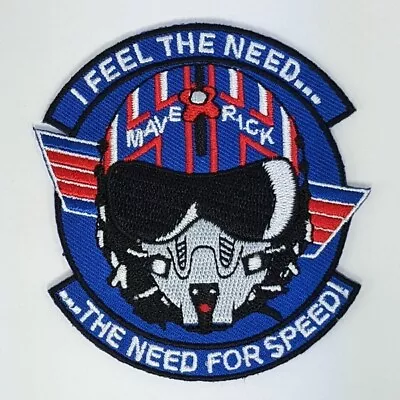 I FEEL THE NEED THE NEED FOR SPEED! Top Gun Maverick Helmet Patch 8×8×0.1cm(3.5g • $9.95