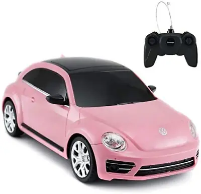 £17.26 • Buy RASTAR Rc Beetle Volkswagen, 1:24 Scale Kids Remote Control Racing Car, Pink Rc
