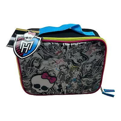 2012 Monster High Insulated Lunch Box Bag Case Frankie Cleo Draculara NWT • $19.99