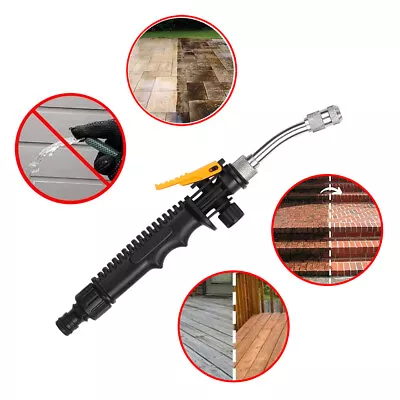 2 In 1 High Pressure Spray Gun Water Lance Jet Nozzle Garden Washing Wand • £5.99