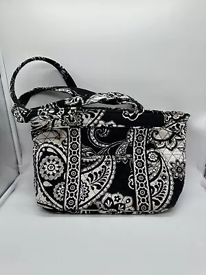 Vera Bradley Large Tote Bag Black & White Double Handle • $18