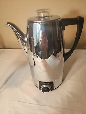 VTG 1950's Sunbeam AP Coffemaster Automatic Electric Stainless Steel Percolator • $49