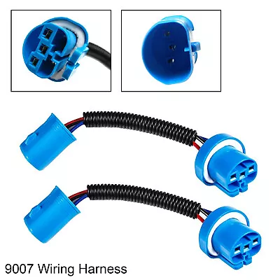 2x 9004 9007 Extension Wiring Harness Cable Wire Adapter For Headlight Fog Light • $9.88