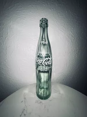 Vintage Coca Cola Coke Green Glass Bottle Tall 1 Pint 16 Oz  • $14.99