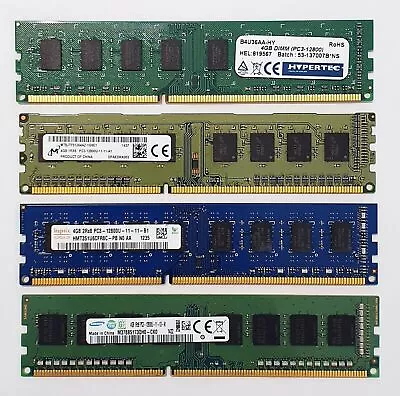 DDR3 Desktop PC RAM - 4GB 8GB / 2GB - 1333 / 1600MHz Memory DIMM 240pin PC3 LOT • £17.98